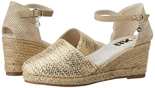 XTI 49704.0, Sandalias con Plataforma Mujer, Dorado (Oro Oro), 37 EU XTI 49704.0, Sandalias con Plataforma Mujer, Dorado (Oro Oro), 37 EU
