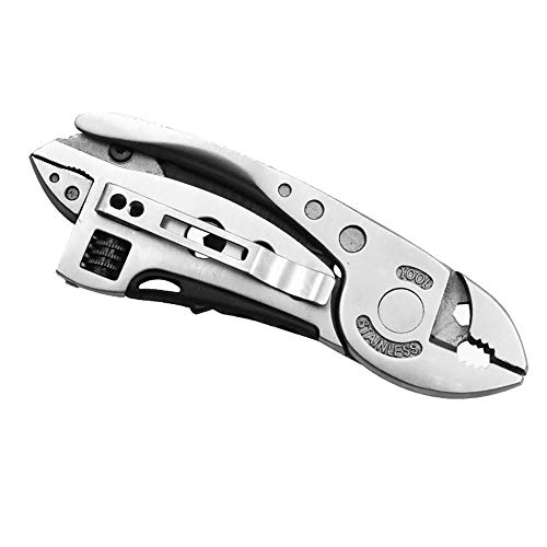 XUPHINX plegable multiuso alicates, llave inglesa destornillador abrebotellas, herramienta de la supervivencia al aire libre para acampar XUPHINX plegable multiuso alicates, llave inglesa destornillador abrebotellas, herramienta de la supervivencia al aire libre para acampar