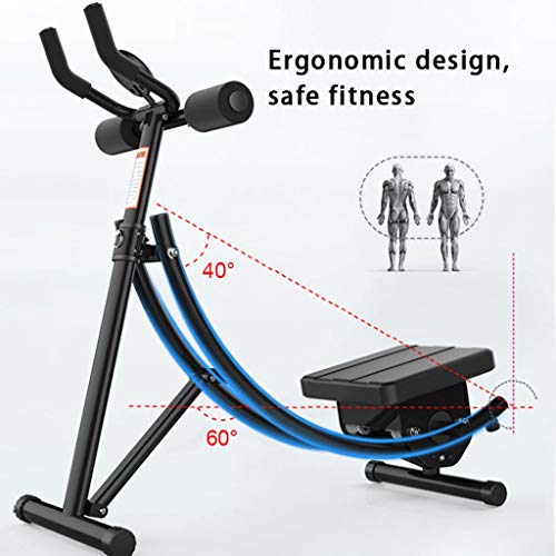 XXD AB Coaster Máquina de Ejercicios Abdominales Plegable AB Vertical Shaper Abs Abdominal MáQuinas De Ejercicios con Pantalla LCD