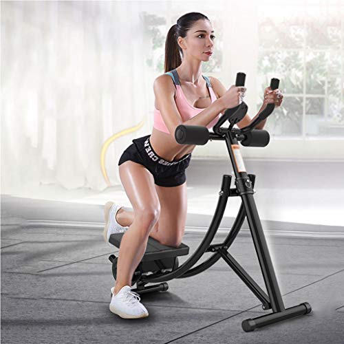 XXD AB Coaster Máquina de Ejercicios Abdominales Plegable AB Vertical Shaper Abs Abdominal MáQuinas De Ejercicios con Pantalla LCD