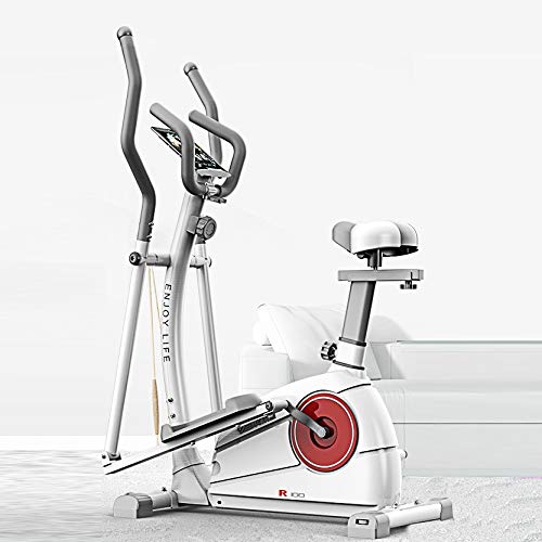 XXD Máquina elíptica Equipo de Gimnasio en casa máquina Comercial de Caminata Espacial Interior pequeño podómetro de Control magnético Funcionamiento silenciosoWhite XXD Máquina elíptica Equipo de Gimnasio en casa máquina Comercial de Caminata Espacial Interior pequeño podómetro de Control magnético Funcionamiento silenciosoWhite