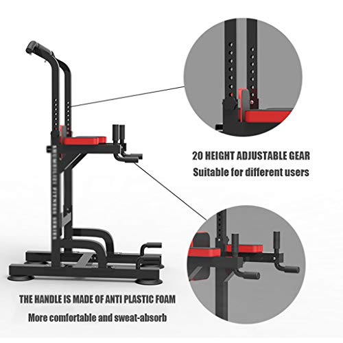 XYF Power Tower Fitness Torre de energía musculacion, Torre Multifuncional Ejercicios, Equipo de Ejercicio de Torre de energía, Silla Romana Fitness, Ejercicio de Entrenamiento de Fuerza