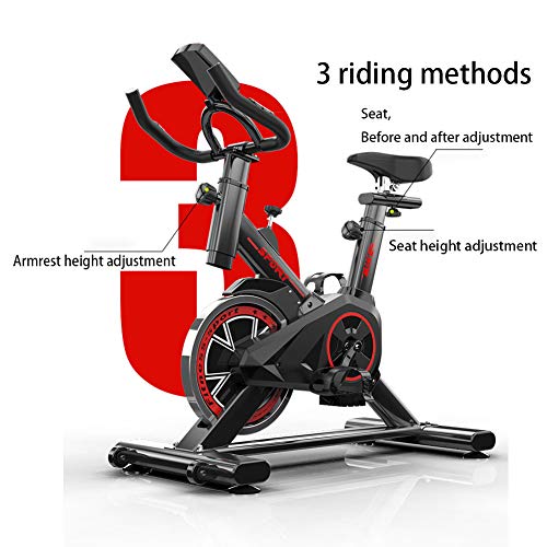 XYIANG Bicicleta de Spinning, Quema de Grasa eficaz, múltiples métodos de conducción, Estructura Estable, Pantalla LED de tecnología innovadora,Negro XYIANG Bicicleta de Spinning, Quema de Grasa eficaz, múltiples métodos de conducción, Estructura Estable, Pantalla LED de tecnología innovadora,Negro