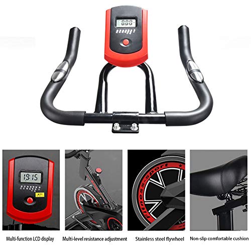 XYIANG Bicicleta de Spinning, Quema de Grasa eficaz, múltiples métodos de conducción, Estructura Estable, Pantalla LED de tecnología innovadora,Negro XYIANG Bicicleta de Spinning, Quema de Grasa eficaz, múltiples métodos de conducción, Estructura Estable, Pantalla LED de tecnología innovadora,Negro