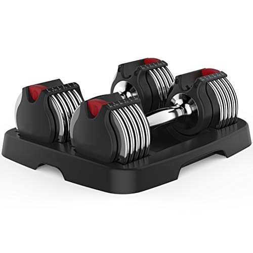 XYZLEO Pesas Gimnasio En Casa 30 Libras Mancuernas Ajustables Enchapado Inteligente Mancuernas Moda Aptitud 10 Engranajes 1S RáPido Pesas Estable La Seguridad AnticorrosióN Mancuernas XYZLEO Pesas Gimnasio En Casa 30 Libras Mancuernas Ajustables Enchapado Inteligente Mancuernas Moda Aptitud 10 Engranajes 1S RáPido Pesas Estable La Seguridad AnticorrosióN Mancuernas