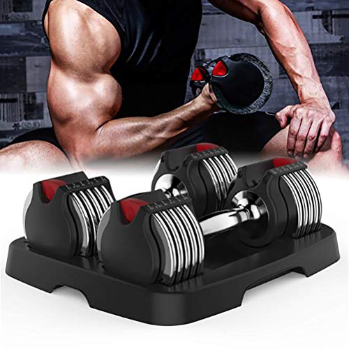 XYZLEO Pesas Gimnasio En Casa 30 Libras Mancuernas Ajustables Enchapado Inteligente Mancuernas Moda Aptitud 10 Engranajes 1S RáPido Pesas Estable La Seguridad AnticorrosióN Mancuernas XYZLEO Pesas Gimnasio En Casa 30 Libras Mancuernas Ajustables Enchapado Inteligente Mancuernas Moda Aptitud 10 Engranajes 1S RáPido Pesas Estable La Seguridad AnticorrosióN Mancuernas