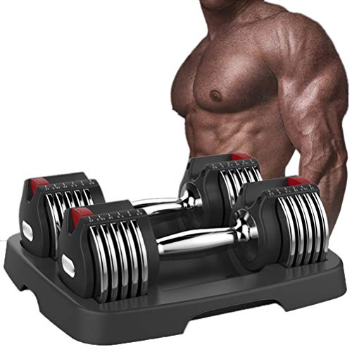 XYZLEO Pesas Gimnasio En Casa 30 Libras Mancuernas Ajustables Enchapado Inteligente Mancuernas Moda Aptitud 10 Engranajes 1S RáPido Pesas Estable La Seguridad AnticorrosióN Mancuernas XYZLEO Pesas Gimnasio En Casa 30 Libras Mancuernas Ajustables Enchapado Inteligente Mancuernas Moda Aptitud 10 Engranajes 1S RáPido Pesas Estable La Seguridad AnticorrosióN Mancuernas