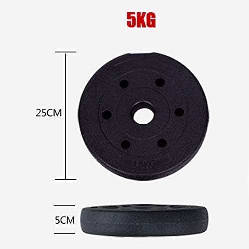 XZZ Discos De Pesas con Goma, Placa De Hierro De 1 Pulgada para Entrenamiento De Fuerza, Levantamiento De Pesas Y Crossfit, Individual: 2,5 Kg 5 Kg 7,5 Kg 10 Kg 15 Kg XZZ Discos De Pesas con Goma, Placa De Hierro De 1 Pulgada para Entrenamiento De Fuerza, Levantamiento De Pesas Y Crossfit, Individual: 2,5 Kg 5 Kg 7,5 Kg 10 Kg 15 Kg