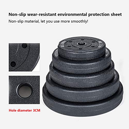 XZZ Discos De Pesas con Goma, Placa De Hierro De 1 Pulgada para Entrenamiento De Fuerza, Levantamiento De Pesas Y Crossfit, Individual: 2,5 Kg 5 Kg 7,5 Kg 10 Kg 15 Kg XZZ Discos De Pesas con Goma, Placa De Hierro De 1 Pulgada para Entrenamiento De Fuerza, Levantamiento De Pesas Y Crossfit, Individual: 2,5 Kg 5 Kg 7,5 Kg 10 Kg 15 Kg