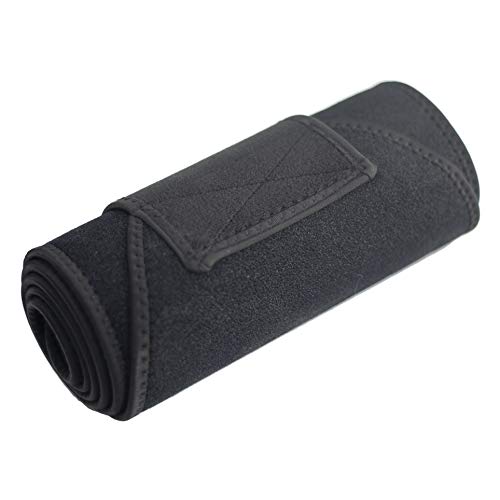 Y-Nut Cinturón de Ajuste de Cintura Ajustable, cinturón de Levantamiento de Pesas, cinturón de Sudor para Perder Peso Mujeres y Hombres, cinturón de Adelgazamiento, cinturón para Correr, Sauna(Negro)