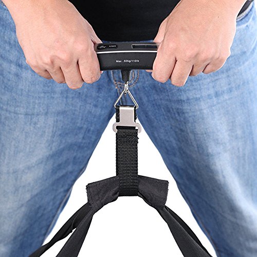 YA-Uzeun - Báscula de Equipaje portátil con Pantalla LCD Digital (50 kg/10 g) YA-Uzeun - Báscula de Equipaje portátil con Pantalla LCD Digital (50 kg/10 g)