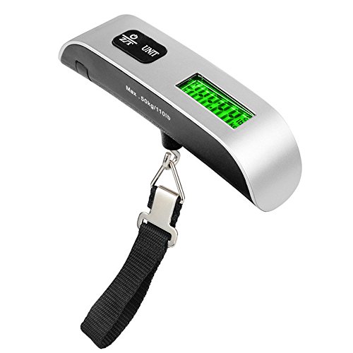 YA-Uzeun - Báscula de Equipaje portátil con Pantalla LCD Digital (50 kg/10 g) YA-Uzeun - Báscula de Equipaje portátil con Pantalla LCD Digital (50 kg/10 g)