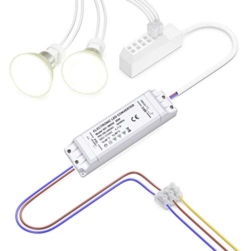Yafido LED Transformador 220V a 12V Trafo 50W 4.17A LED Driver Fuente de Alimentación para Bajo Voltaje Bombillas G4 MR16 GU5.3 MR11 Tira LED Yafido LED Transformador 220V a 12V Trafo 50W 4.17A LED Driver Fuente de Alimentación para Bajo Voltaje Bombillas G4 MR16 GU5.3 MR11 Tira LED