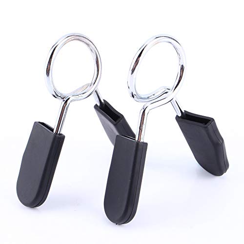 Yagosodee Spring Collar Clip 2 Pcs Standard 25Mm Barbell Dumbbell Lock Clamp Spring Collar Clip Yoga Training Fitness Spring Collar Clip para Gimnasio Levantamiento de Pesas Yoga Yagosodee Spring Collar Clip 2 Pcs Standard 25Mm Barbell Dumbbell Lock Clamp Spring Collar Clip Yoga Training Fitness Spring Collar Clip para Gimnasio Levantamiento de Pesas Yoga