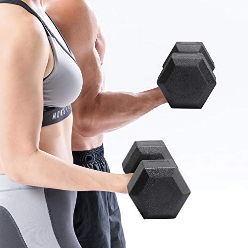 Yaheetech 2 X 5KG Mancuernas de Ejercicio Mancuernas Hexagonales Mancuernas para Gimnacio Fitness PVC Revestimiento Yaheetech 2 X 5KG Mancuernas de Ejercicio Mancuernas Hexagonales Mancuernas para Gimnacio Fitness PVC Revestimiento