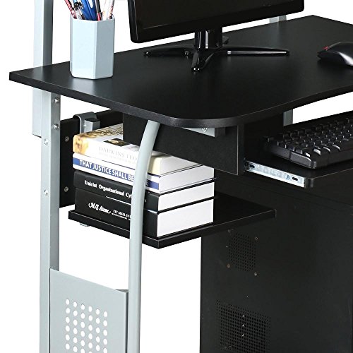 Yaheetech Mesa Ordenador Escritorio Estudio Mesa Portátil con Ruedas Bandeja Extraíble Mesa para Oficina Hogar Yaheetech Mesa Ordenador Escritorio Estudio Mesa Portátil con Ruedas Bandeja Extraíble Mesa para Oficina Hogar