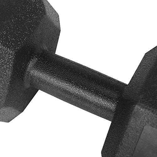 Yaheetech Un Set de 2 Piezas Mancuernas de Ejercicio Mancuerna para Gimnasio Fitness Negra 10 KG Yaheetech Un Set de 2 Piezas Mancuernas de Ejercicio Mancuerna para Gimnasio Fitness Negra 10 KG