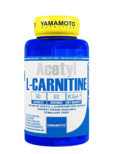 Yamamoto Nutrition Acetyl L-Carnitine 1000Mg Suplemento Dietético - 60 Cápsulas