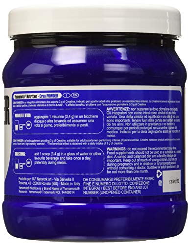 Yamamoto Nutrition Crea Powder Creapure Suplemento Alimenticio - 500 gr Yamamoto Nutrition Crea Powder Creapure Suplemento Alimenticio - 500 gr