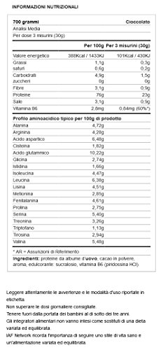 Yamamoto Nutrition Ultra Egg Protein Suplemento Dietético, Chocolate - 700 gr Yamamoto Nutrition Ultra Egg Protein Suplemento Dietético, Chocolate - 700 gr
