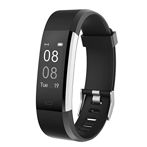 YAMAY Pulsera Actividad con Pulsómetro Mujer Hombre, Monitor de Actividad Deportiva, Ritmo Cardíaco, Impermeable IP67, Reloj Fitness, smartwatch con Podómetro