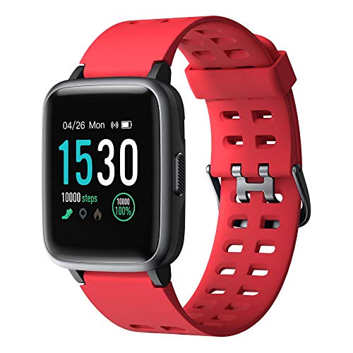 YAMAY Smartwatch, Impermeable Reloj Inteligente con Cronómetro, Pulsera Actividad Inteligente para Deporte, Reloj de Fitness con Podómetro Smartwatch Mujer Hombre para Xiaomi HuaweiI Teléfono