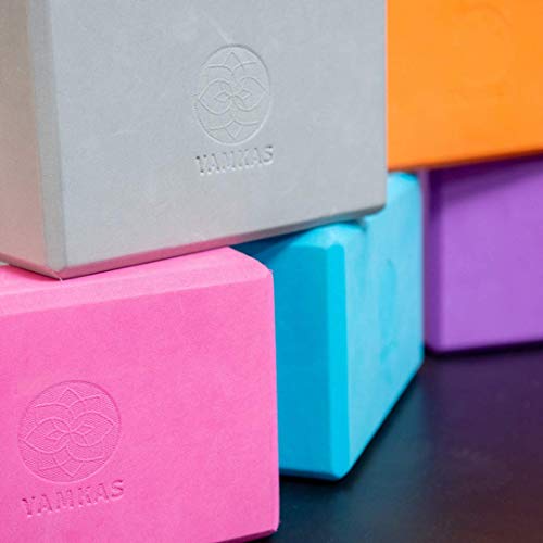 Yamkas Bloque de Yoga | 1 o 2 Piezas | Yoga Block Espuma Eva | Bloques para Ejercicio y Pilates | Ladrillo Yoga | Negro Yamkas Bloque de Yoga | 1 o 2 Piezas | Yoga Block Espuma Eva | Bloques para Ejercicio y Pilates | Ladrillo Yoga | Negro