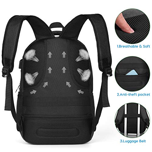 YAMTION Mochila Hombre para Portátil Mochilas Escolares Juveniles con Puerto USB Resistente al Agua Oxford-35L YAMTION Mochila Hombre para Portátil Mochilas Escolares Juveniles con Puerto USB Resistente al Agua Oxford-35L