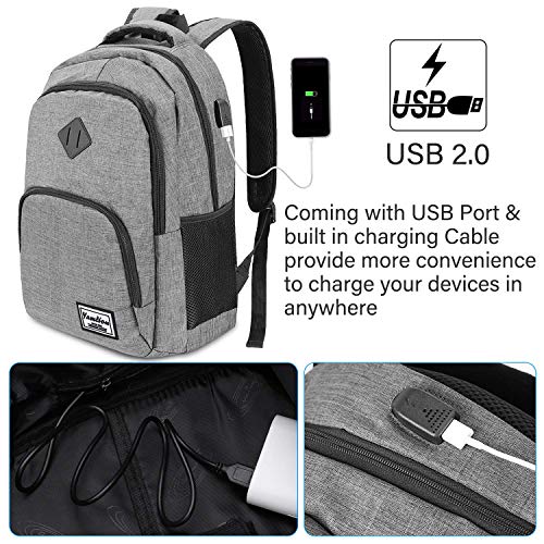 YAMTION Mochila para Ordenador Mochila Hombre con USB Puerto de Carga para Escolar Trabajo Viajes 35L YAMTION Mochila para Ordenador Mochila Hombre con USB Puerto de Carga para Escolar Trabajo Viajes 35L