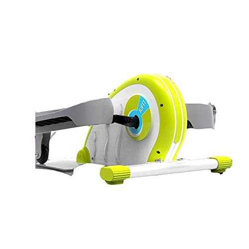 Yamyannie Máquina de Entrenamiento Elíptica Equipo de Aptitud de la máquina de pérdida de Peso Bicicletas Estáticas (Color : Verde, Size : OneSize)