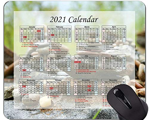 Yanteng Alfombrilla de ratón para Juegos Calendario de 2021 años con Vacaciones, Alfombrilla de ratón de oración Budista y Yoga con Borde Cosido Yanteng Alfombrilla de ratón para Juegos Calendario de 2021 años con Vacaciones, Alfombrilla de ratón de oración Budista y Yoga con Borde Cosido