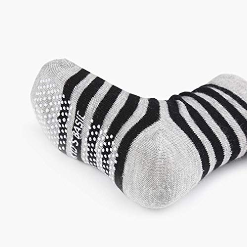 YANWANG 12 Pares de Calcetines de Algodón Antideslizantes Con Agarre para Bebés y Niños Pequeños(3#Estrella,3-5 años) YANWANG 12 Pares de Calcetines de Algodón Antideslizantes Con Agarre para Bebés y Niños Pequeños(3#Estrella,3-5 años)