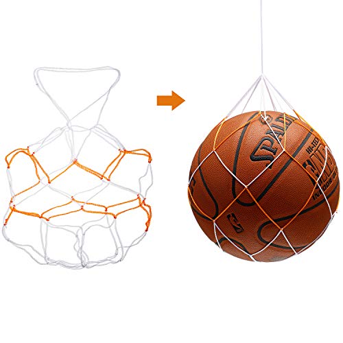 Yaomiao 50 Piezas de Aguja de Inflar Balones, Agujas de Bomba de Aire de Acero Inoxidable para Balones Deportivos, Agujas de Inflador de Baloncesto Fútbol con 2 Bolsas de Malla de Balones