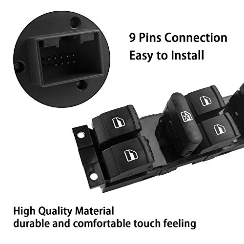 YAOPEI 1J4959857D Interruptor de Control de Ventana YAOPEI 1J4959857D Interruptor de Control de Ventana