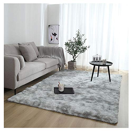 YAOTT Alfombras Modernas Minimalistas Suaves y esponjosas para el Dormitorio, Antideslizantes Alfombra Shaggy de la Sala de Estar súper Blandas Alfombra Peluda mullida Gris Claro 100 * 120cm YAOTT Alfombras Modernas Minimalistas Suaves y esponjosas para el Dormitorio, Antideslizantes Alfombra Shaggy de la Sala de Estar súper Blandas Alfombra Peluda mullida Gris Claro 100 * 120cm
