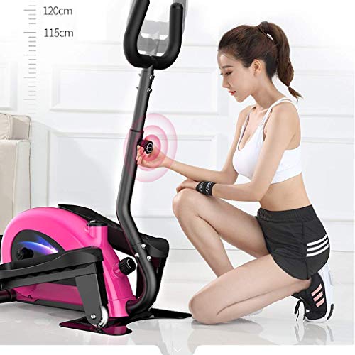 YASE-king Cubierta Máquina de pérdida de peso adulto casa rodante paso a paso Mini basculador de la carrera en cinta Pequeño aparatos de gimnasia Aparato de gimnasia (color: rosa, Tamaño: los 58cm * 2