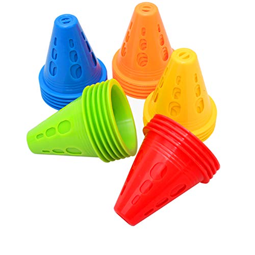 YAVO-EU Conos Patinaje 50 PCS Cono de Marcador Conos de Slalom Patinaje Entrenamiento del Sombrero Gorra de Futbol Entrenamiento Deportivo YAVO-EU Conos Patinaje 50 PCS Cono de Marcador Conos de Slalom Patinaje Entrenamiento del Sombrero Gorra de Futbol Entrenamiento Deportivo