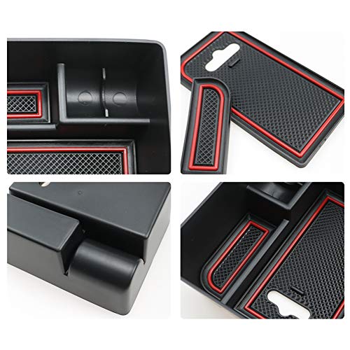 YEE PIN Bandeja de Guantera SEAT Ibiza Typ 6F / SEAT Arona SUV 2017-2019 para Apoyabrazos Caja de Consola Central, Bandeja Reposabrazos Almacenar Artículos Pequeños Interior Accesorios