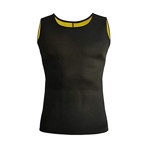 YeeHoo Faja Reductora Chaleco modelador Corporal Hombre Neopreno Camiseta Reductora Compresion de para la pérdida de Peso, musculación,Cardio,Sauna Traje para Sudar S-5XL YeeHoo Faja Reductora Chaleco modelador Corporal Hombre Neopreno Camiseta Reductora Compresion de para la pérdida de Peso, musculación,Cardio,Sauna Traje para Sudar S-5XL