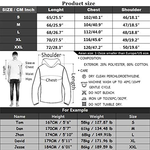 YeeHoo Hombre Bodybuilding Manga Larga Camisetas con Capucha de Tirantes Sweatshirt YeeHoo Hombre Bodybuilding Manga Larga Camisetas con Capucha de Tirantes Sweatshirt