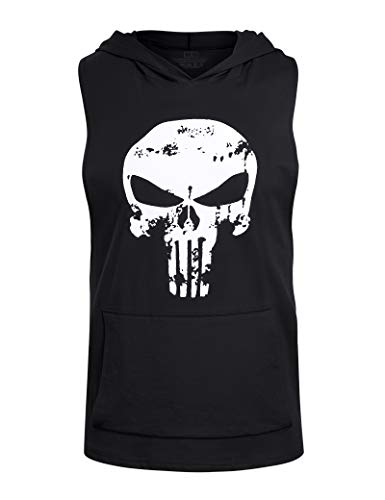 YeeHoo Hombre Camisetas de Tirantes con Capucha Deportiva Fitness Culturismoa Tank Top YeeHoo Hombre Camisetas de Tirantes con Capucha Deportiva Fitness Culturismoa Tank Top