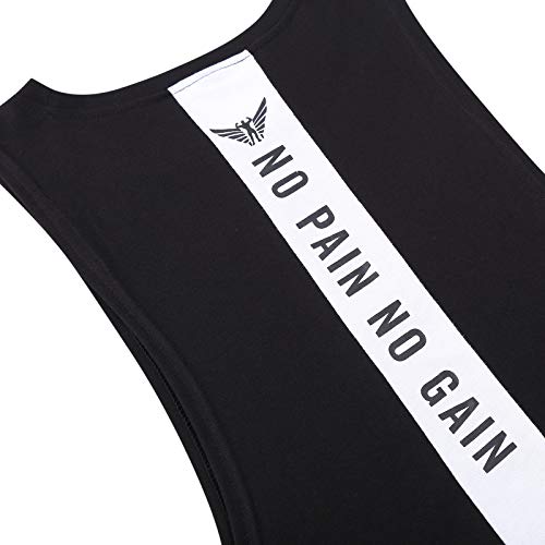 YeeHoo NO Pain NO Gain Camiseta Deportivo Hombre Sin Manga Culturismo Gimnasio Chaleco Fitness YeeHoo NO Pain NO Gain Camiseta Deportivo Hombre Sin Manga Culturismo Gimnasio Chaleco Fitness