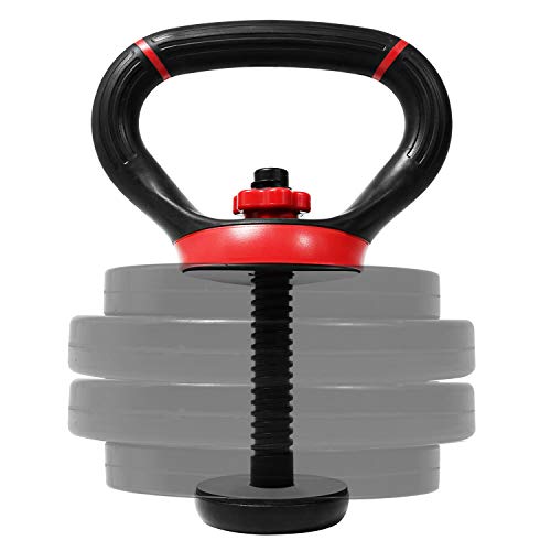 Yes4All Mancuernas ajustables 40, 50, 52.5, 60, 105 a 200 libras con opciones de conector, Mango de pesa rusa ajustable. Yes4All Mancuernas ajustables 40, 50, 52.5, 60, 105 a 200 libras con opciones de conector, Mango de pesa rusa ajustable.