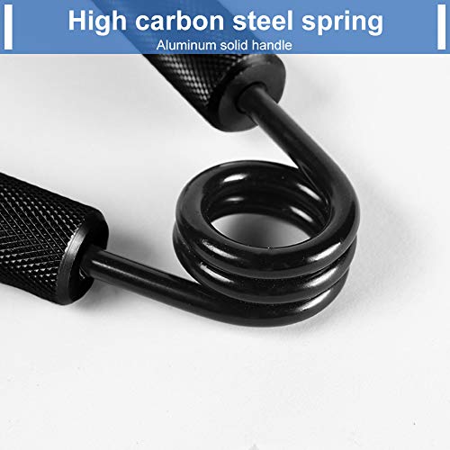 Yesloo Hand Grip Strength, Pinza de Entrenamiento de antebrazo de Metal, 5 resistencias 100LB-300LB, Ejercitador de Manos, Entrenamiento Muscular y rehabilitación (Negro) Yesloo Hand Grip Strength, Pinza de Entrenamiento de antebrazo de Metal, 5 resistencias 100LB-300LB, Ejercitador de Manos, Entrenamiento Muscular y rehabilitación (Negro)