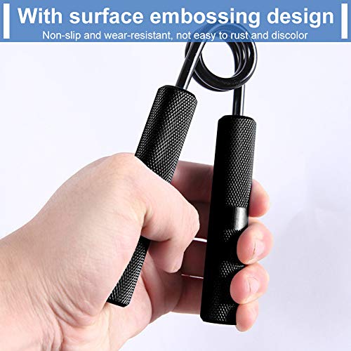 Yesloo Hand Grip Strength, Pinza de Entrenamiento de antebrazo de Metal, 5 resistencias 100LB-300LB, Ejercitador de Manos, Entrenamiento Muscular y rehabilitación (Negro) Yesloo Hand Grip Strength, Pinza de Entrenamiento de antebrazo de Metal, 5 resistencias 100LB-300LB, Ejercitador de Manos, Entrenamiento Muscular y rehabilitación (Negro)