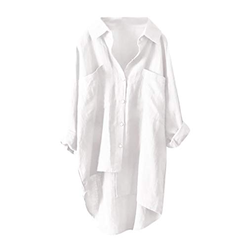 Yesmile Mujer CamisetasLas Mujeres Camisa Las Mujeres abotona Abajo Camisa Casual Baja asimétrica Tops Blusa Plus Yesmile Mujer CamisetasLas Mujeres Camisa Las Mujeres abotona Abajo Camisa Casual Baja asimétrica Tops Blusa Plus