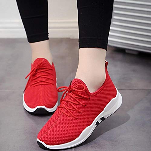 Yesmile Zapatos de mujer❤️Zapatos Las Mujeres Que Ejecutan a los Entrenadores ataviar Plano Cómodo Gimnasio Deportivo Zapatos Deportivos Zapatos Casuales