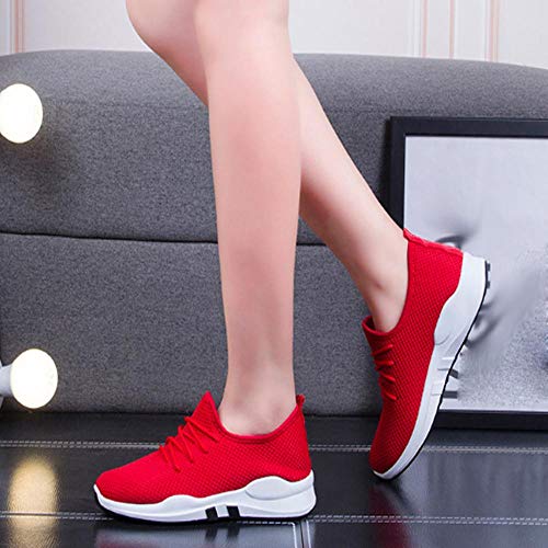 Yesmile Zapatos de mujer❤️Zapatos Las Mujeres Que Ejecutan a los Entrenadores ataviar Plano Cómodo Gimnasio Deportivo Zapatos Deportivos Zapatos Casuales