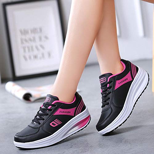 Yesmile Zapatos de mujer❤️Zapatos Mujeres de la moda que levantan las zapatillas de deporte de la parte posterior suave Zapatillas de deporte Runing de los estudiantes