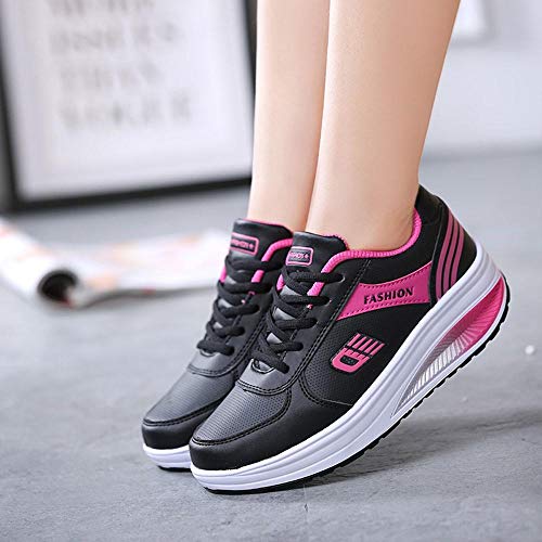 Yesmile Zapatos de mujer❤️Zapatos Mujeres de la moda que levantan las zapatillas de deporte de la parte posterior suave Zapatillas de deporte Runing de los estudiantes